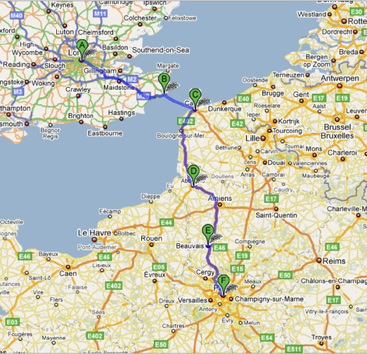 London to Paris