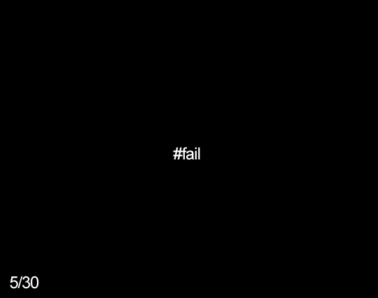 Day5 Day 5: #fail
