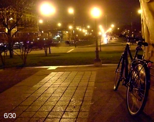 Day6 Day 6: Logan Square at night.