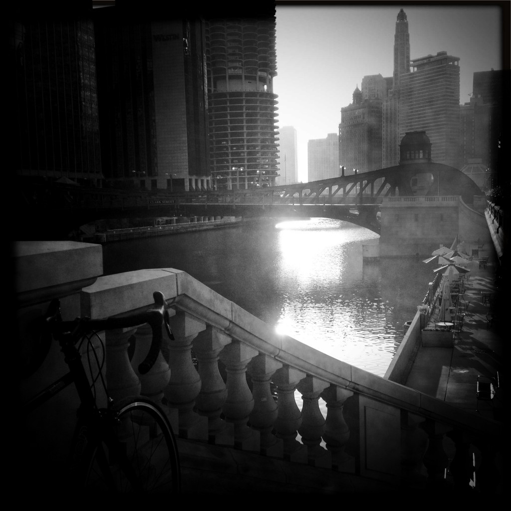 Chicago River Cycling Photography