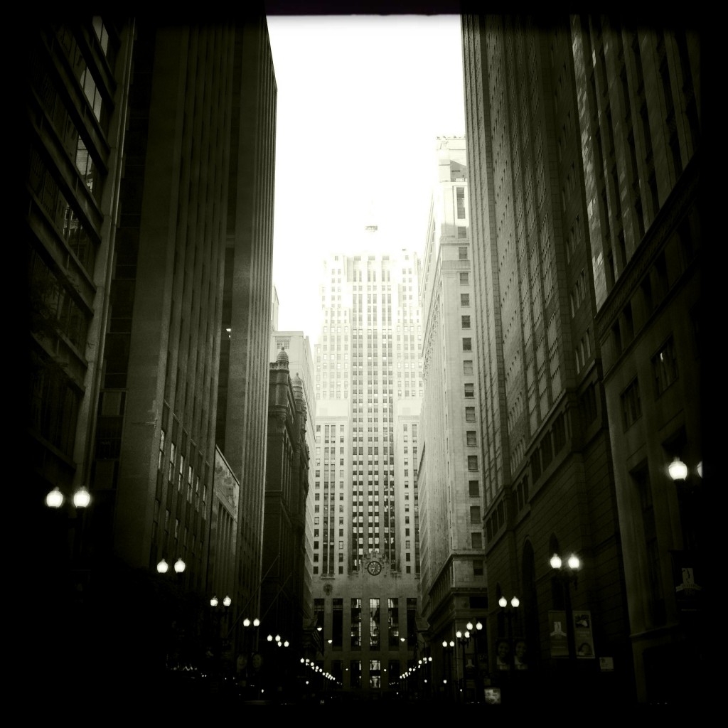 Chicago LaSalle Street Board of Trade Cycling Photography