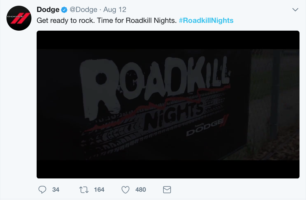 Dodge Twitter Screenshot